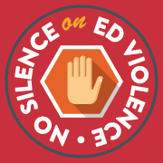 No Silence on ED Violence Logo
