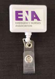 ENA White Badge Pulls
