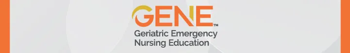 Geriatric Emergency Nursing Education banner
